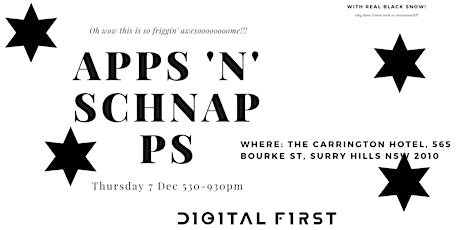 Digital First EOCY Party: Apps 'n' Schnapps primary image