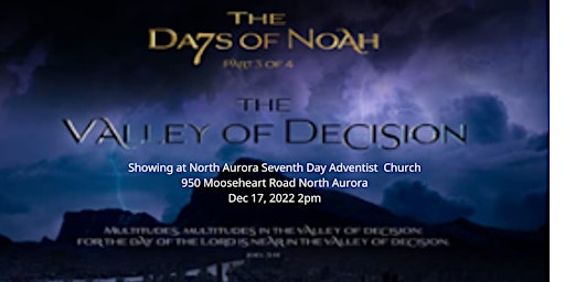 Valley of Decision Days of Noah Episode 3