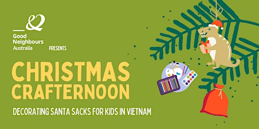 Christmas Crafternoon: Decorating Santa Sacks for Kids in Vietnam