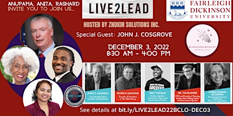 Leadership Summit  at FDU: Live2Lead 2022 ZSolutions!