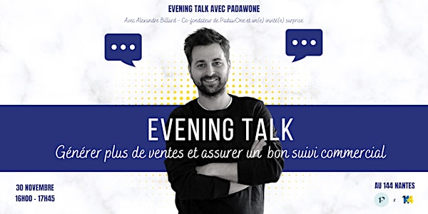 Evening Talk - Rencontre avec PadawOne
