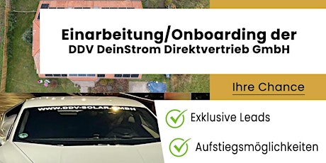 Einarbeitung /Onboarding - HV benötigt - DDV DeinStrom Direktvertrieb GmbH