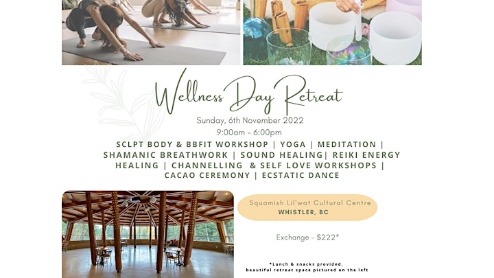 Wellness Day Retreat in Whistler image
