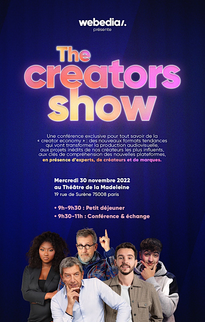Image pour The Creators Show by Webedia 