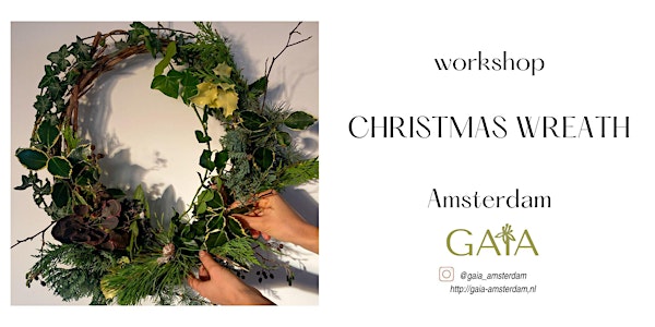 workshop CHRISTMAS WREATH in Amsterdam
