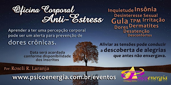 OFICINA CORPORAL ANTI-STRESS > Workshop PSICOENERGIA