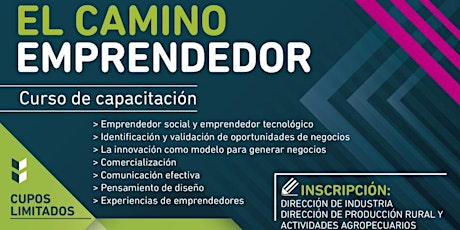 Imagen principal de Curso - Capacitación "El Camino del Emprendedor"