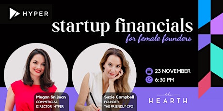 Startup Financials  by the Hyper Women's Collective primary image