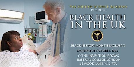 Image principale de BLACK HEALTH IN THE UK: Addressing The Health Inequalities in the NHS