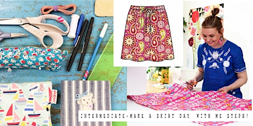 Intermediate - Learn to make a skirt with a commercial pattern