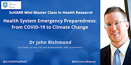 Health System Emergency Preparedness: from COVID-19 to Climate Change