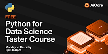 Python for Data Science Taster Course - Free primary image