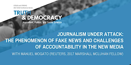 Journalism Under Attack: The Phenomenon of Fake News and Challenges of Accountability In The New Media primary image