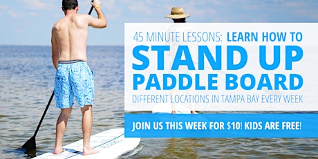 SUP for TOTAL Beginners in Tampa: Learn to Paddle Board in Just 1 Hour! primary image