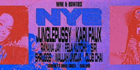 New Year's Eve 2018 with Kari Faux & Junglepussy primary image