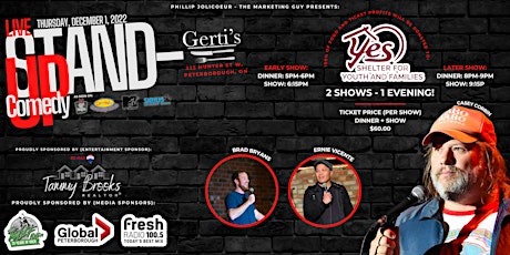 Stand-Up Comedy LIVE @ Gerti's - Early Show