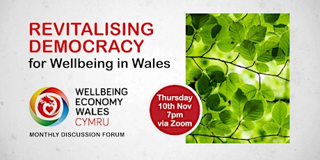 Revitalising Democracy for Wellbeing in Wales primary image