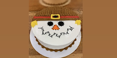 Adults -  buttercream scarecrow cake decorating class