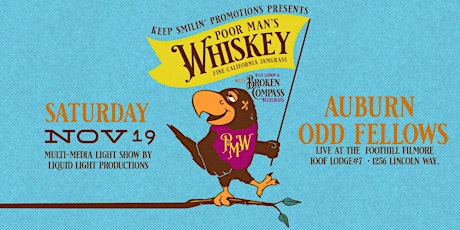 Poor Man's Whiskey  w/ Kyle Ledson & Broken Compass, Live in Auburn! primary image