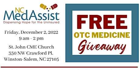 Forsyth County Over-the-Counter Medicine Giveaway 12.2.2022