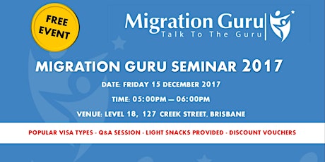 Migration Guru Seminar 2017 primary image