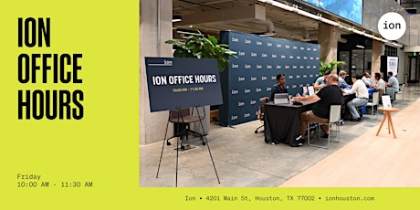 Office Hours at the Ion
