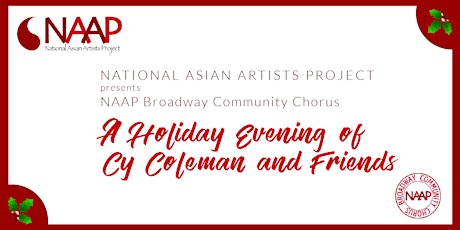 NAAP Broadway Community Chorus "A Holiday Evening of Cy Coleman and Friends" primary image