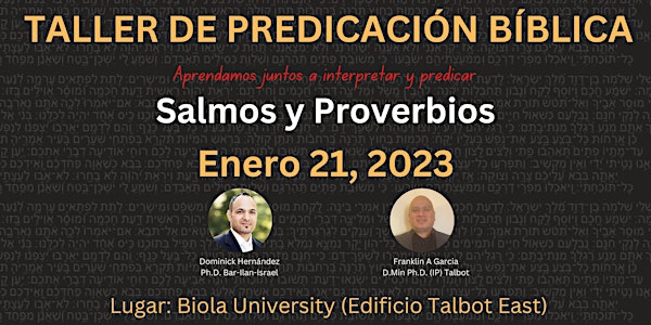 Taller de Predicacion Biblica