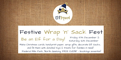 Festive Wrap 'n Sack Event primary image