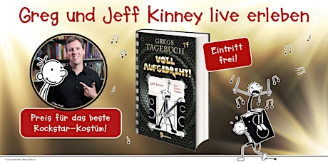Gregs Tagebuch - Rock-Show mit Jeff Kinney in Hamburg