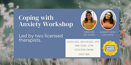 Coping with Anxiety Workshop