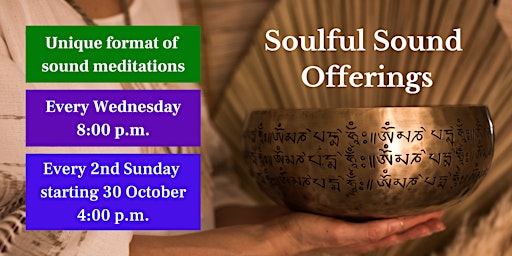 Soulful Sound Offerings - Sound Healing to Support your Wellbeing