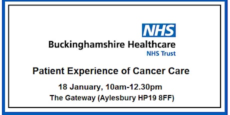 Patient Experience of Cancer Care in Buckinghamshire Healthcare NHS Foundation Trust primary image