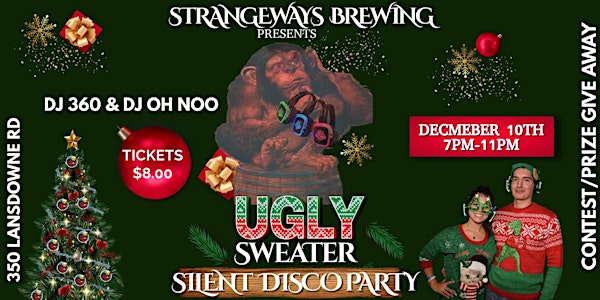 Ugly Sweater Silent Disco Holiday Party