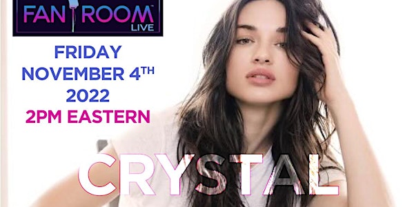 Crystal Reed star of Teen Wolf hosts FanRoom with Q&A virtual meet n greet