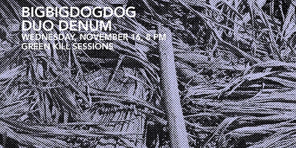 BigBigDogDog" (or the other way around), Duo Denum, November 16, 8 PM, Gree