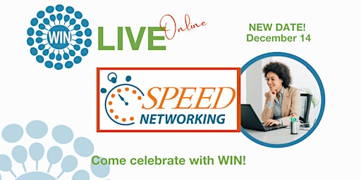 Speed Networking for Women DECEMBER (earlier date due to Holidays)