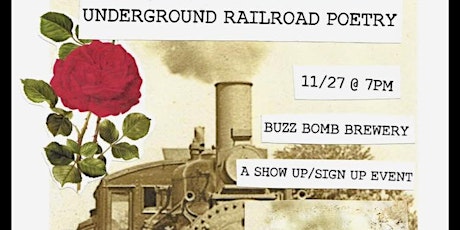 UNDERGROUND RAILROAD POETRY: be your own conductor
