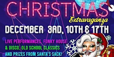 Disco Brunch Christmas Extravaganza - December 3rd,10th & 17th
