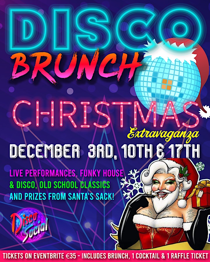 Disco Brunch Christmas Extravaganza - December 3rd,10th & 17th image