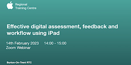 5. Effective digital assessment, feedback and workflow using iPad