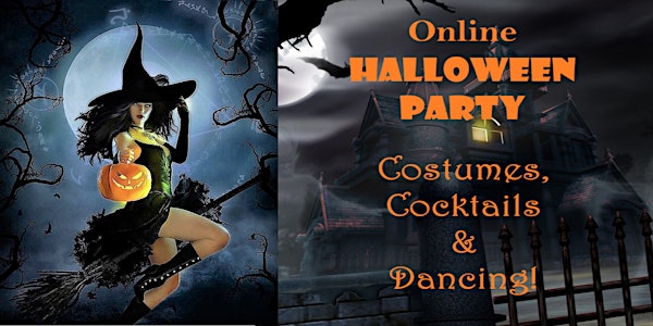 Online HALLOWEEN PARTY Costumes, Cocktails & Dancing! (Free on Zoom)