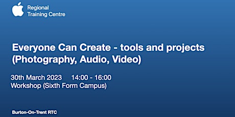 6. Everyone Can Create tools & projects with iPad: Photography/Audio/Video