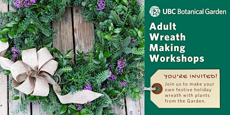 Adult Wreath Making Workshops 2022