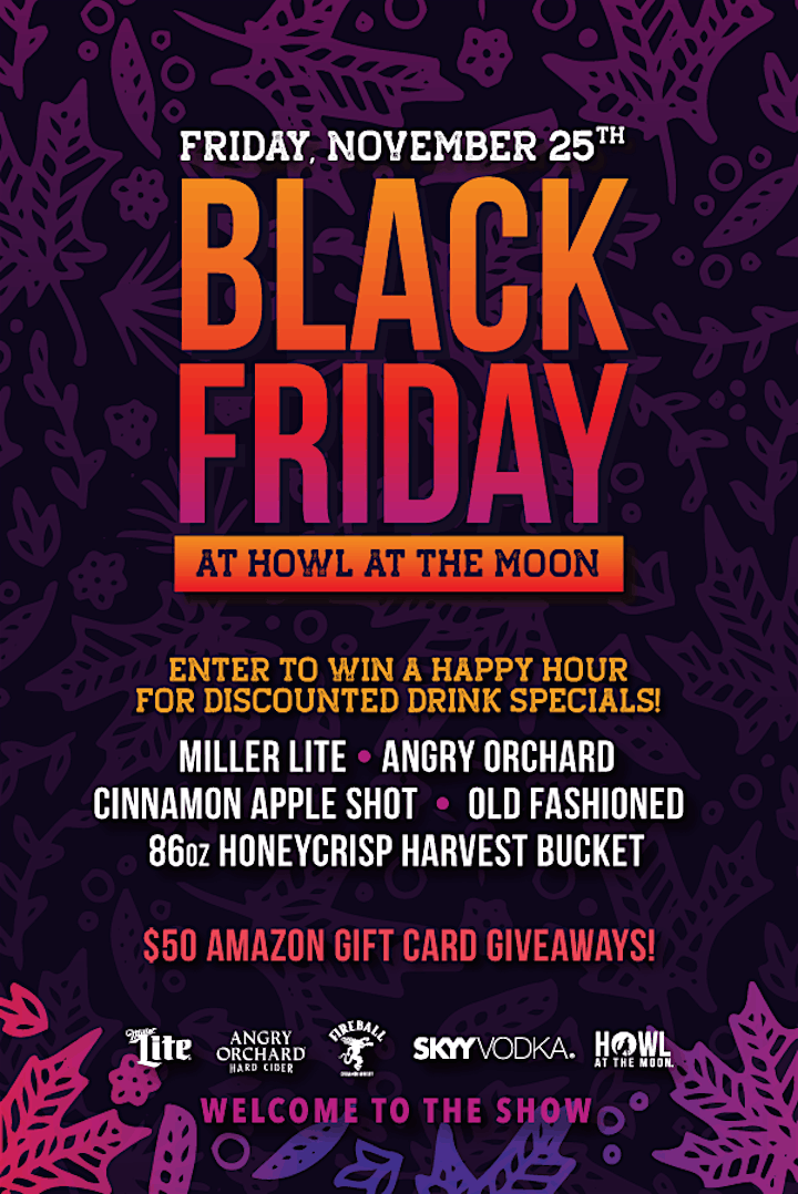 Black Friday Party at Howl at the Moon Louisville image