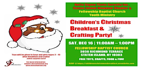 DST SIAC Children’s Christmas Breakfast & Crafting Party! primary image