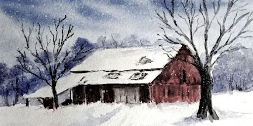 Watercolor Winter Landscape Painting Class