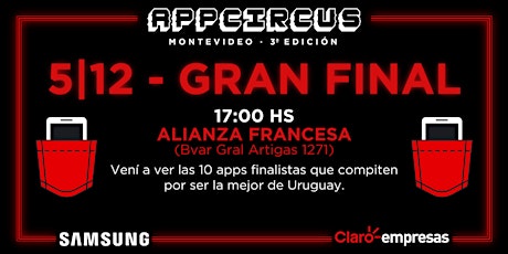 Imagen principal de Gran Final - 3era edición de AppCircus Montevideo | 5/12 - Alianza Francesa