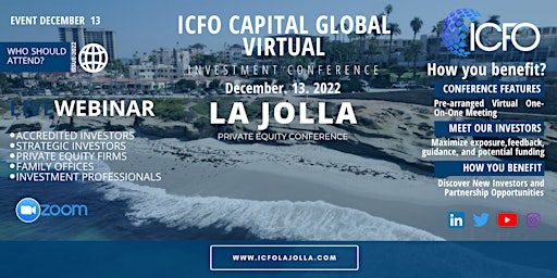 Live Web Event: The iCFO Virtual Investor Conference - La Jolla