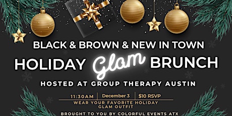 Black & Brown & New In Town Holiday Glam Brunch